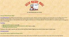 Desktop Screenshot of breadmachinemagic.com