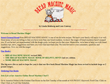 Tablet Screenshot of breadmachinemagic.com